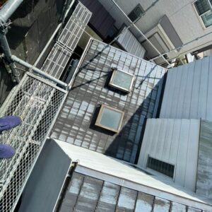 埼玉県上戸市 屋根上葺き工事 施工前