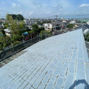 埼玉県上戸市 屋根上葺き工事 施工前